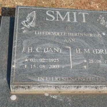 SMIT J.H.C. 1925-2003 &amp; H.M. 1928-
