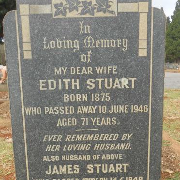 STUART James -1949 &amp; Edith 1875-1946