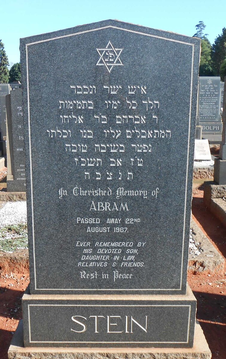 STEIN Abram -1967