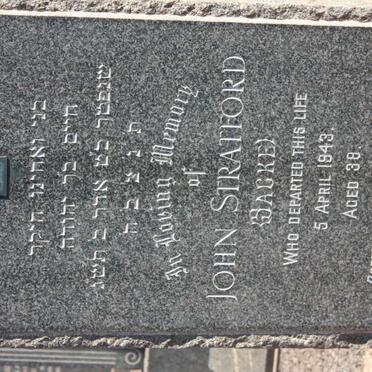 STRATFORD John -1943