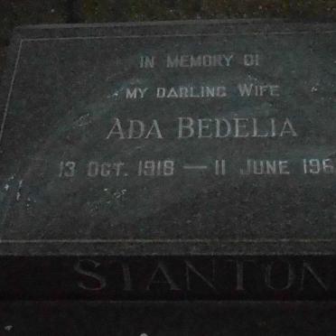 STANTON Ada Bedelia 1918-1966