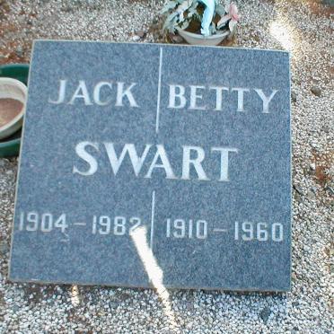 SWART Jack 1904-1982 &amp; Betty 1910-1960