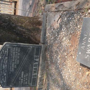 SWARTS Paulus Jacobus 1882-1959 &amp; Susanna Margaretha SCHOLTZ 1882-1989 :: SWARTS Anne 1912-1989