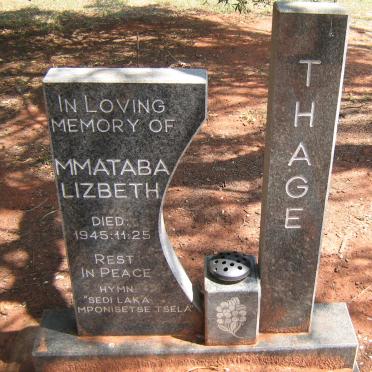 THAGE Mmataba Lizbeth -1945