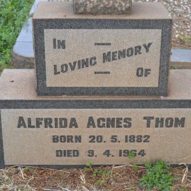 THOM Alfrida Agnes 1882-1964
