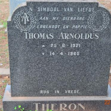 THERON Thomas Arnoldus 1921-1965
