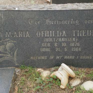THEUNISSEN Maria Ofhilda nee HOLTZHAUSEN 1876-1966