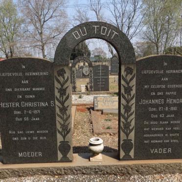 TOIT Johannes Hendrik, du -1961 &amp; Hester Christina S. -1971