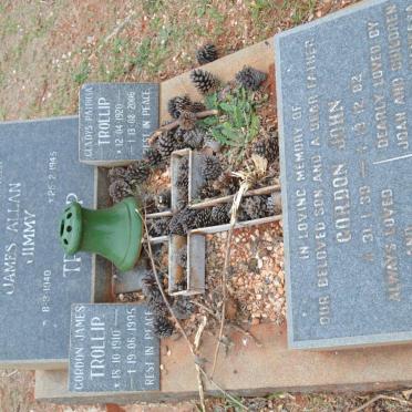 TROLLIP Gordon James 1910-1995 :: TROLLIP Gladys Patricia 1920-2006 :: TROLLIP Gordon John 1939-1982