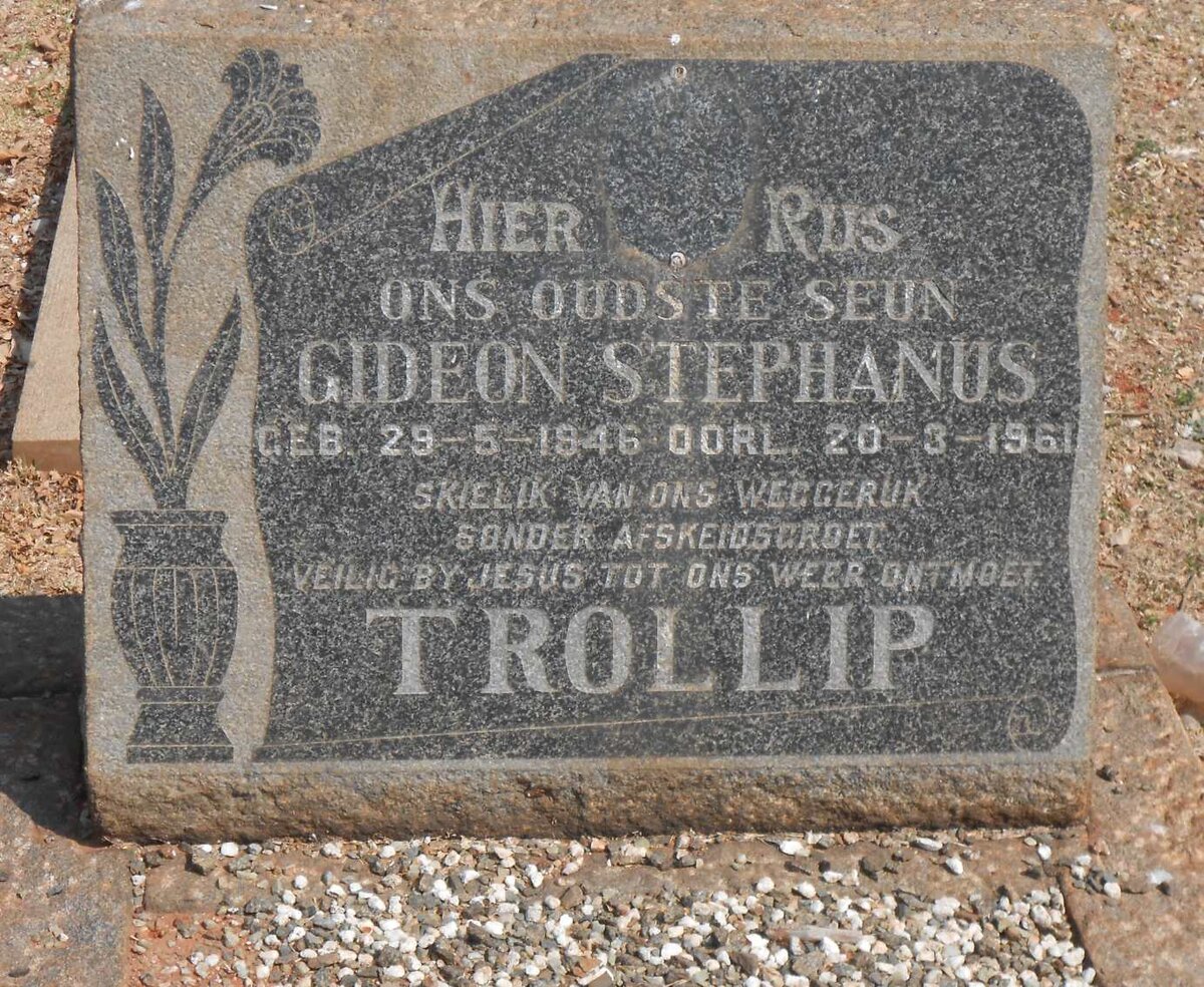 TROLLIP Gideon Stephanus 1946-1961