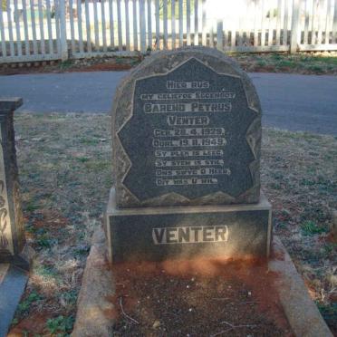 VENTER Barend Petrus 1929-1949