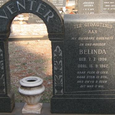 VENTER Belinda 1906-1962