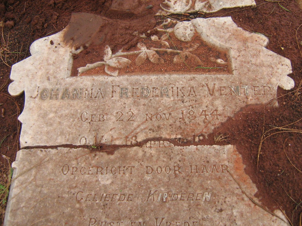 VENTER Johanna Frederika 1844-1915