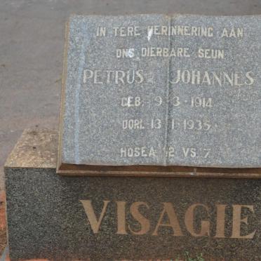VISAGIE Petrus Johannes 1914-1935
