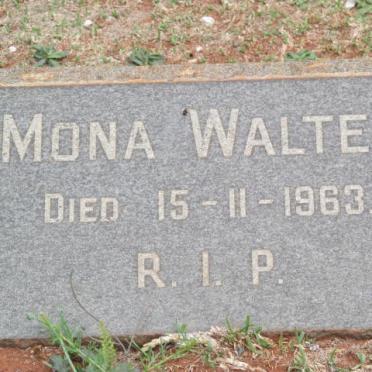 WALTER Mona -1963