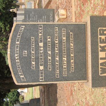WALKER Anne Burnett -1939