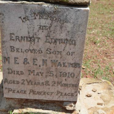 WALTON Ernest Edmund -1910