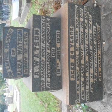 WATSON Eliza -1931 :: GRUBB Ernest 1874-1949 :: GRUBB Eliza 1882-1961