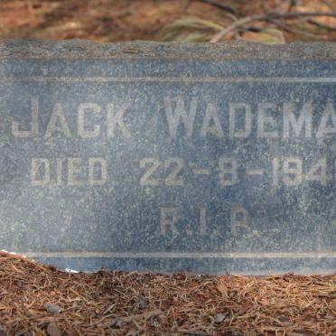 WADEMAN Jack -1948