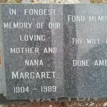 WATTON Margaret 1904-1989