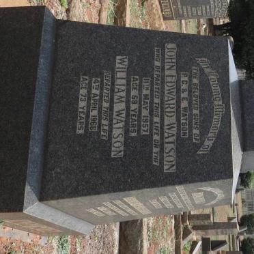 WATSON John Edward -1957 :: WATSON William -1966