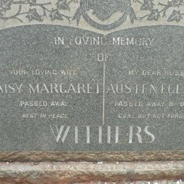 WITHERS Austen Eglinton -1956 &amp; Daisy Margaret