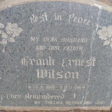 WILSON Frank Ernest 1918-1964