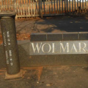 WOLMARANS Hendrik Goosen 1886-1974 &amp; Johanna Francina HATTINGH 1894-1963