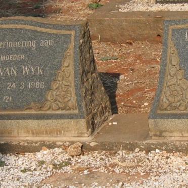 WYK W.J., van 1884-1962 &amp; J.C.M. 1890-1986