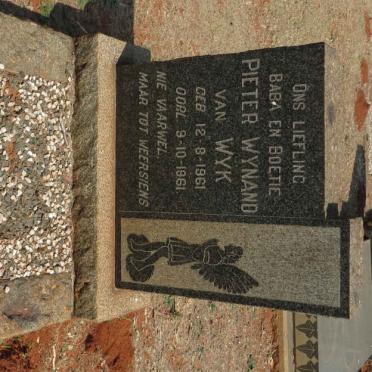 WYK Pieter Wynand, van 1961-1961