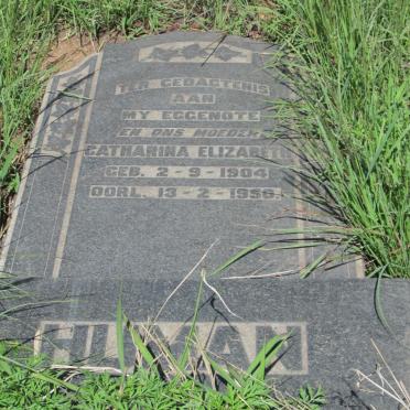 HUMAN Catharina Elizabeth 1904-1950