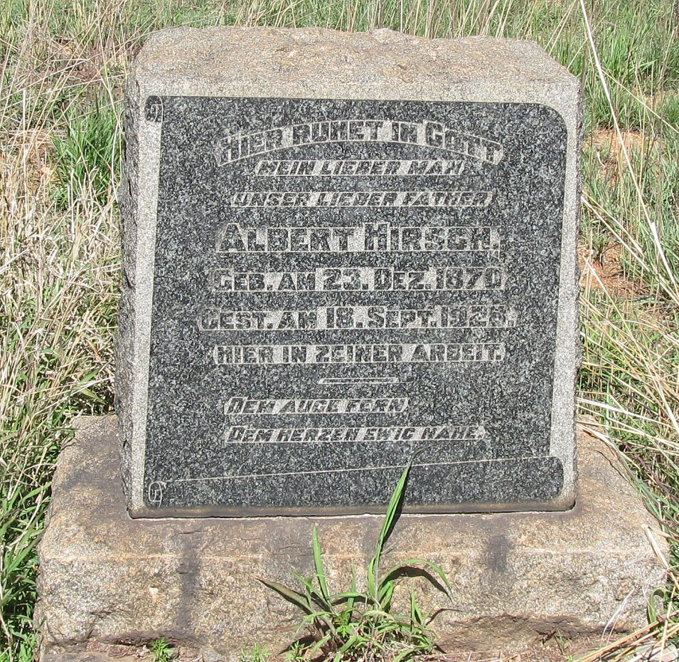 HIRSCH Albert 1870-1926