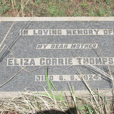 THOMPSON Eliza Corrie -1924