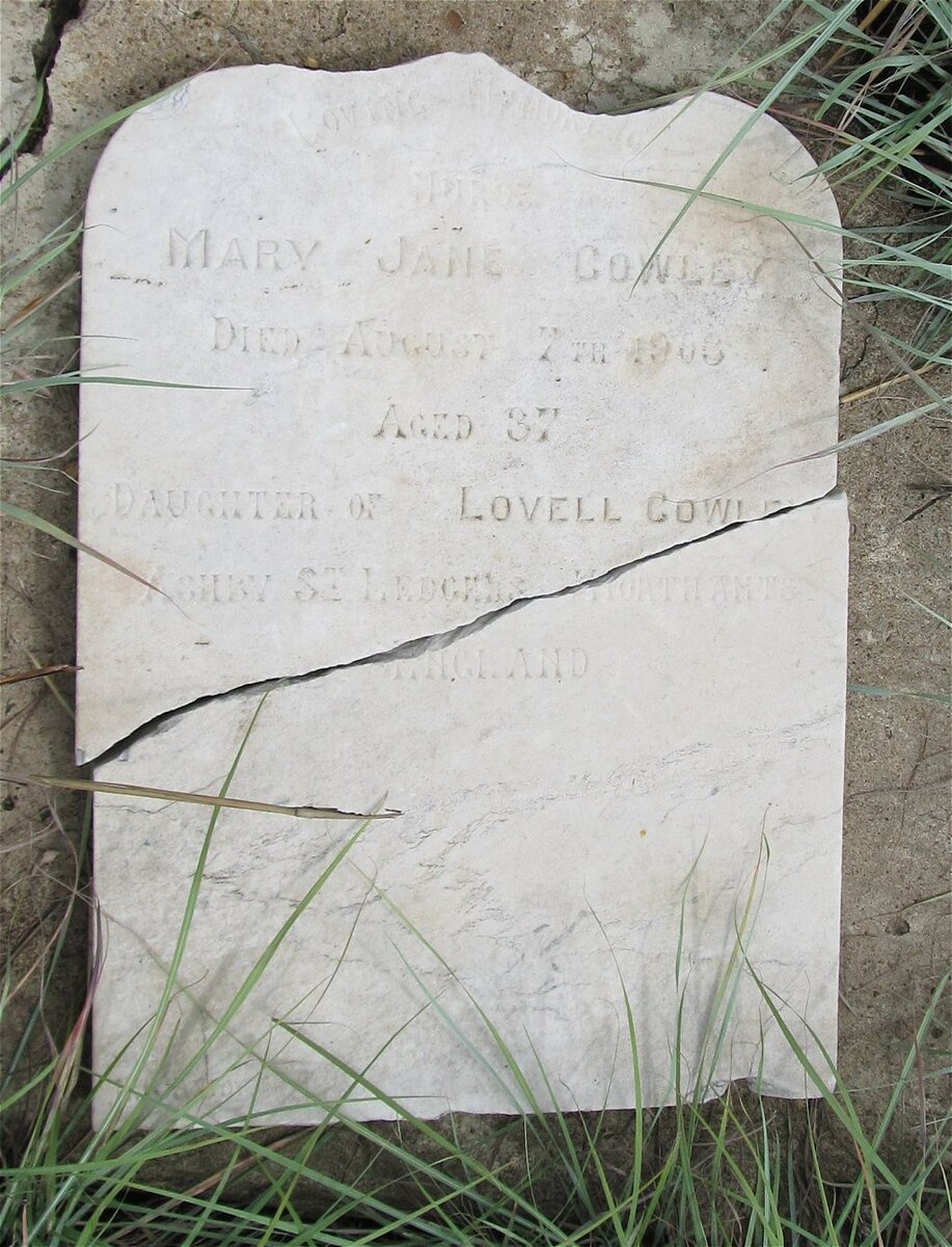 COWLEY Mary Jane -1903