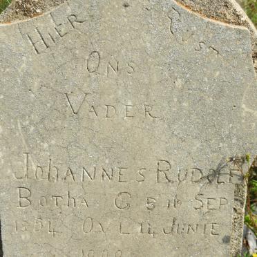 BOTHA Johannes Rudolf 1854-1909