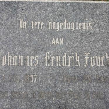 FOUCHE Johannes Hendrik 1907-1962