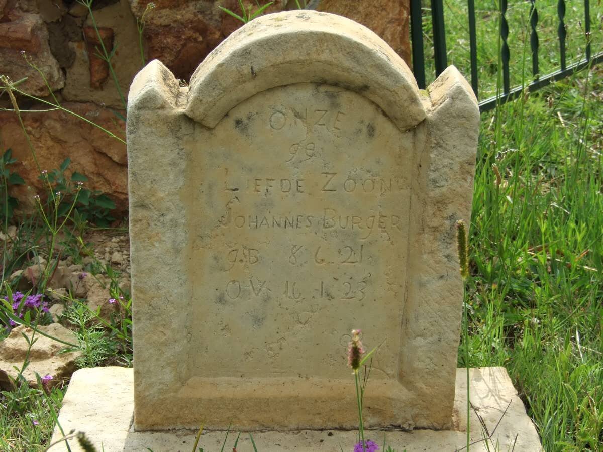 BURGER Johannes 1921-1923