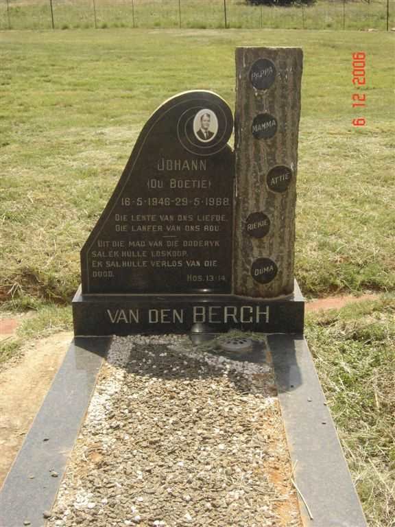 BERGH Johann, van den 1946-1968