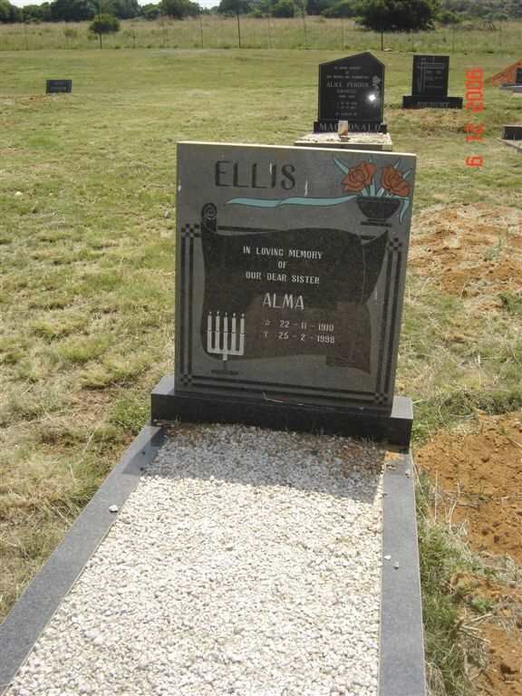 ELLIS Alma 1910-1998