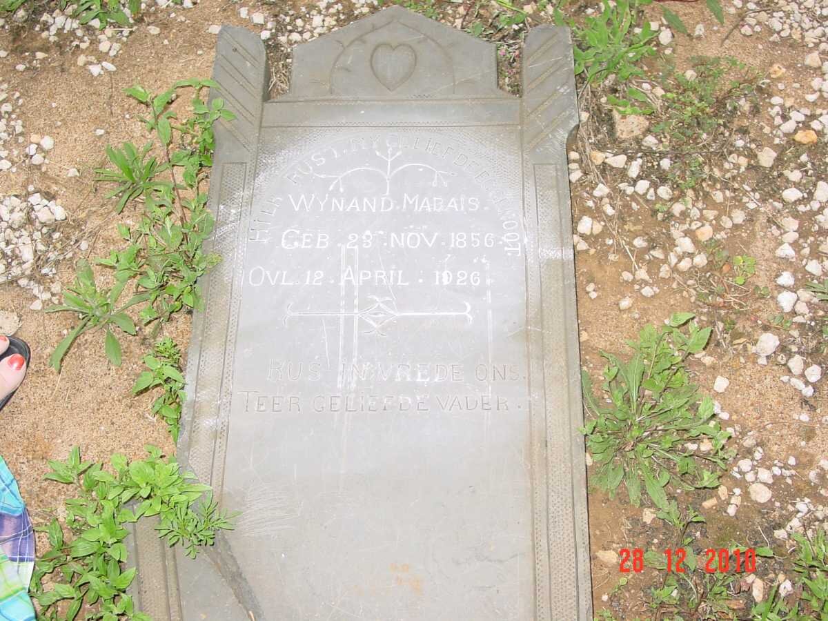 MARAIS Wynand 1856-1926