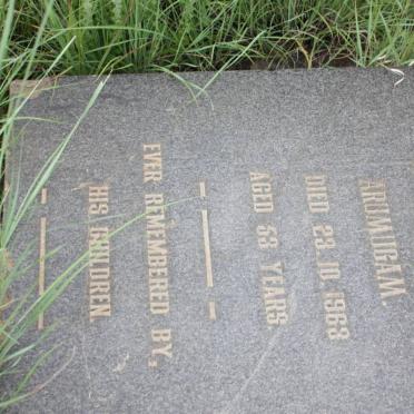 ARUMUGAM Sooparayaloo -1963