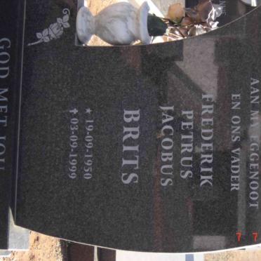 BRITS Frederik Petrus Jacobus 1950-1999