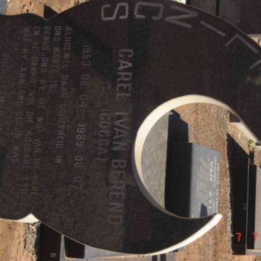 BILLINGS Carel Ivan Berend 1953-1989