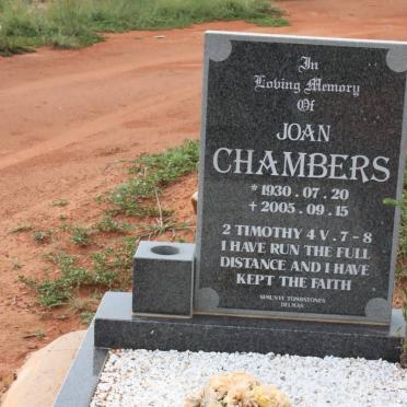 CHAMBERS Joan 1930-2005