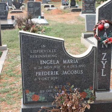 ZYL Frederik Jacobus, van 1929- &amp; Engela Maria 1936-1990