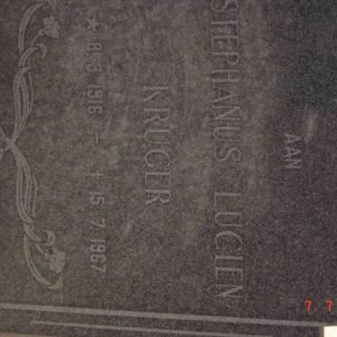 KRUGER Stephanus Lucien 1916-1967