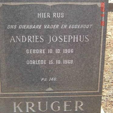 KRUGER Andries Josephus 1906-1968
