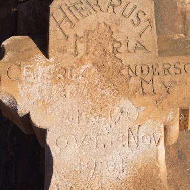 ?NDERSON Maria Charl(otte?)  1900-1901