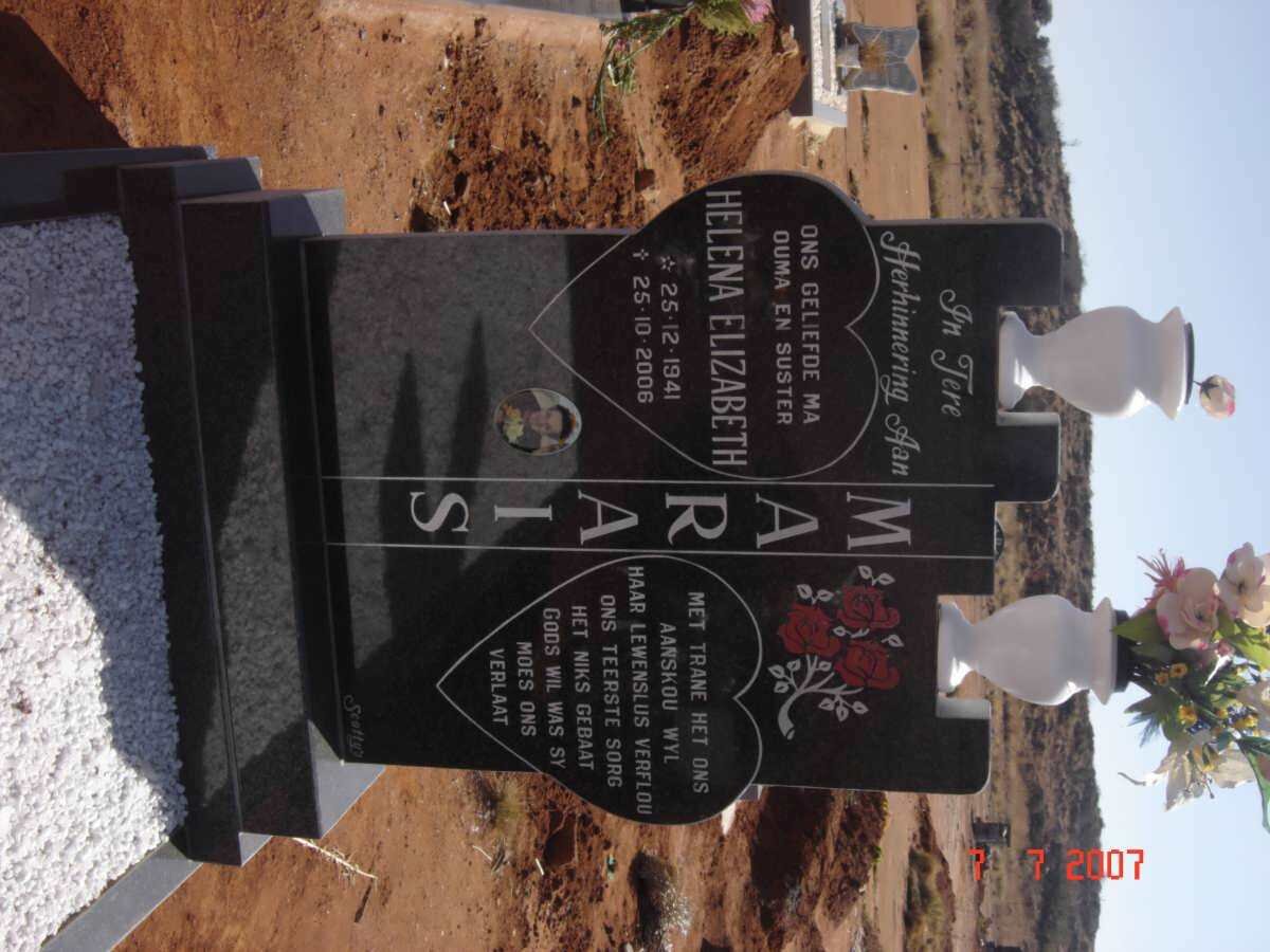 MARAIS Helena Elizabeth 1941-2006