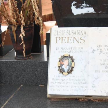 PEENS Elsie Susanna 1938-2007